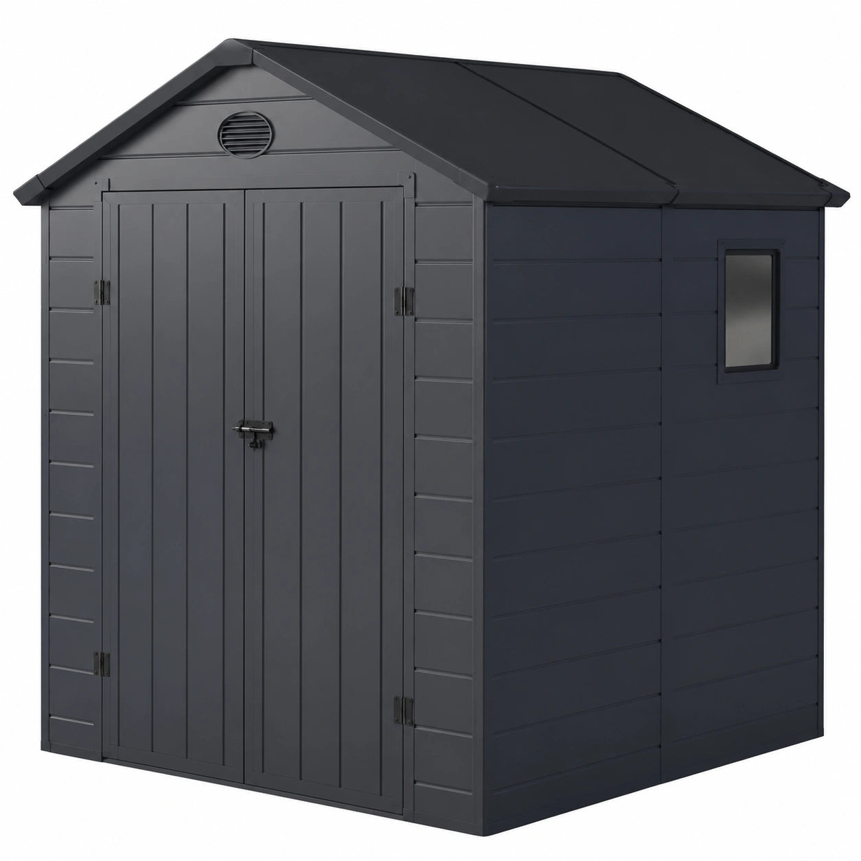 Abri de jardin, coloris anthracite, pour le jardin