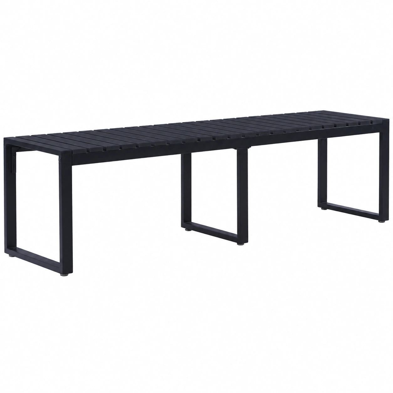 Banc, coloris noir, pour les espaces de vie
