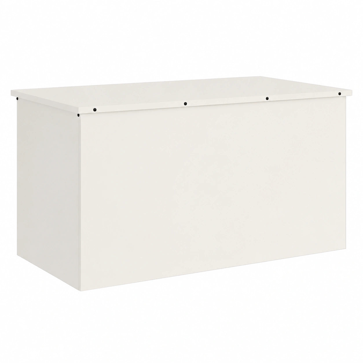 Coffre de rangement, en acier, avec rangement, coloris blanc, 100 x 50,5 x 50 cm, pour les espaces de vie