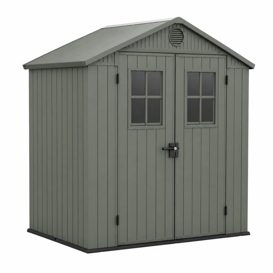 Abri de jardin, coloris vert, pour le jardin