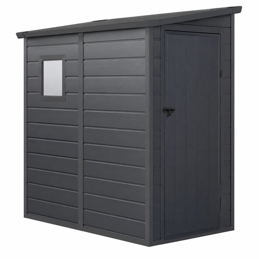 Abri de jardin, coloris anthracite, pour le jardin