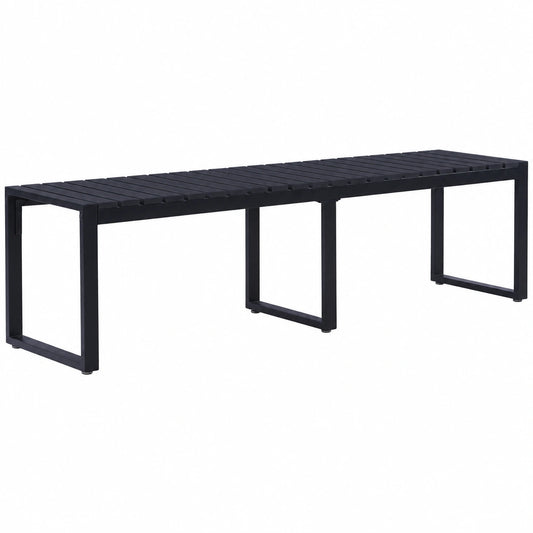 Banc, coloris noir, pour les espaces de vie