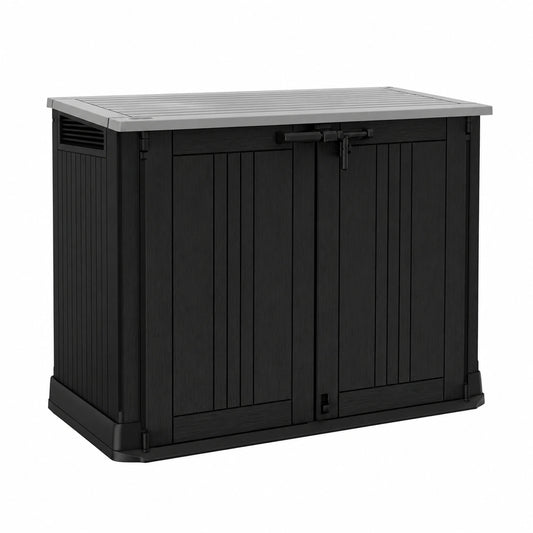 Meuble polyvalent, coloris noir, pour les espaces de vie