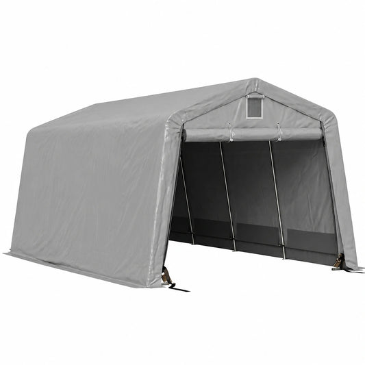 Meuble polyvalent, en acier, avec portes, coloris gris, pour les espaces de vie