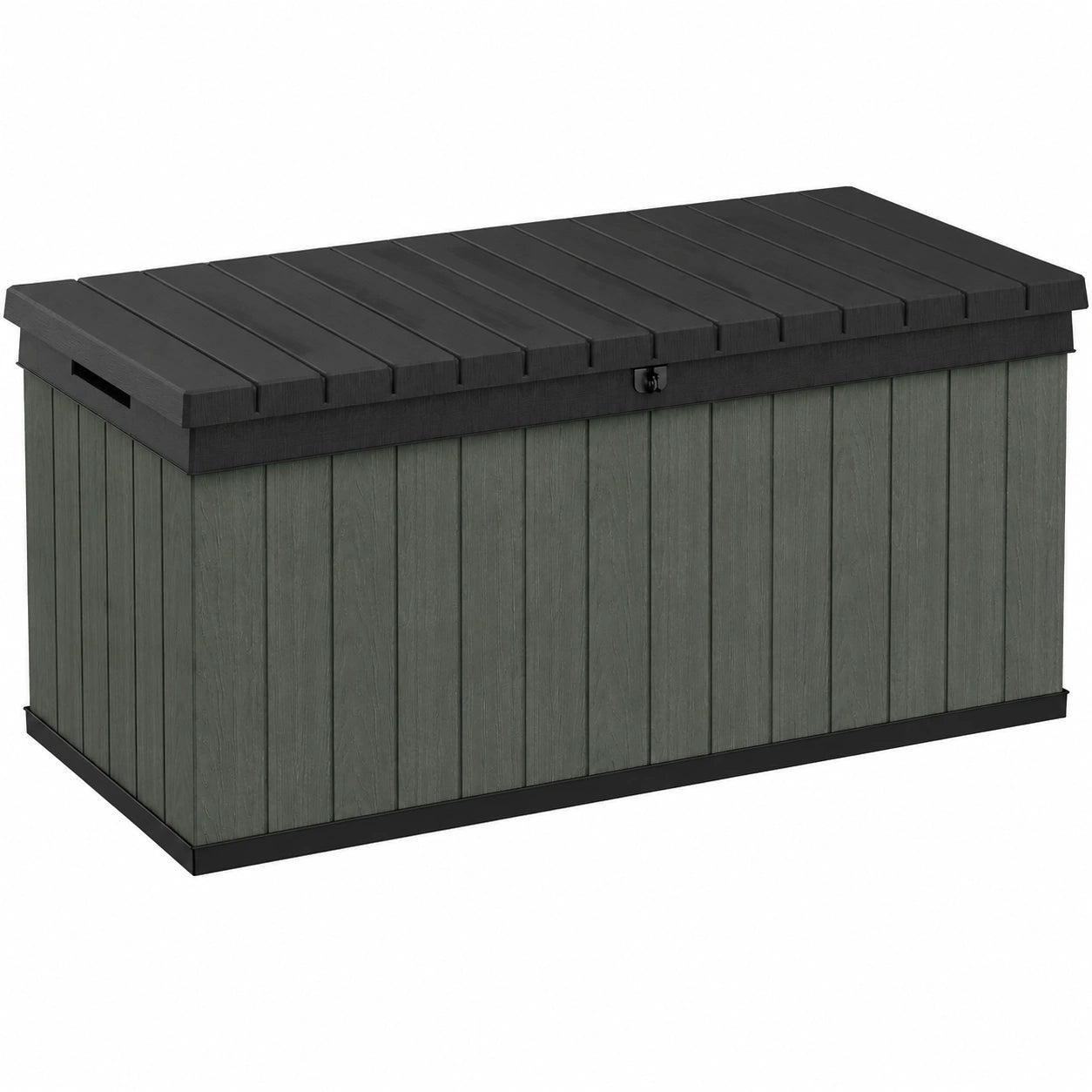 Meuble polyvalent, coloris vert, 142,5 x 65,3 x 64,3 cm, pour les espaces de vie
